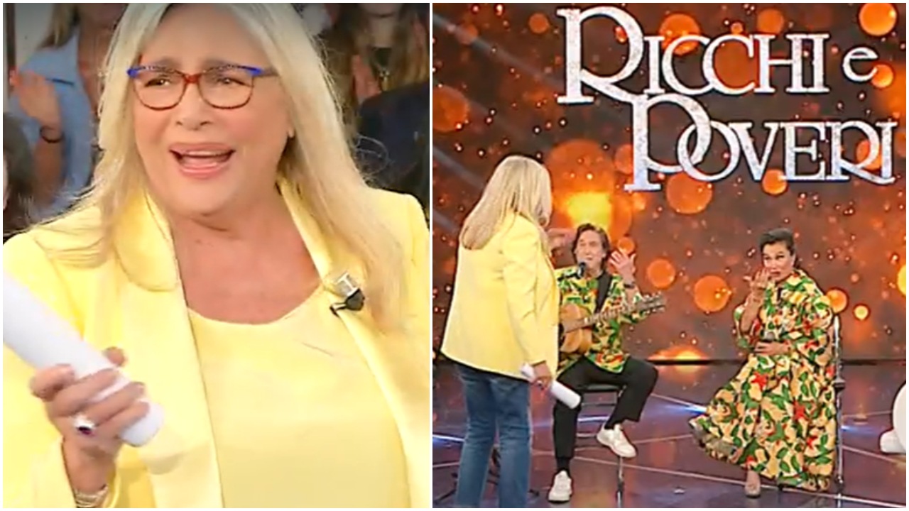 Mara Venier fa una gaffe con i Ricchi e Poveri a Domenica In