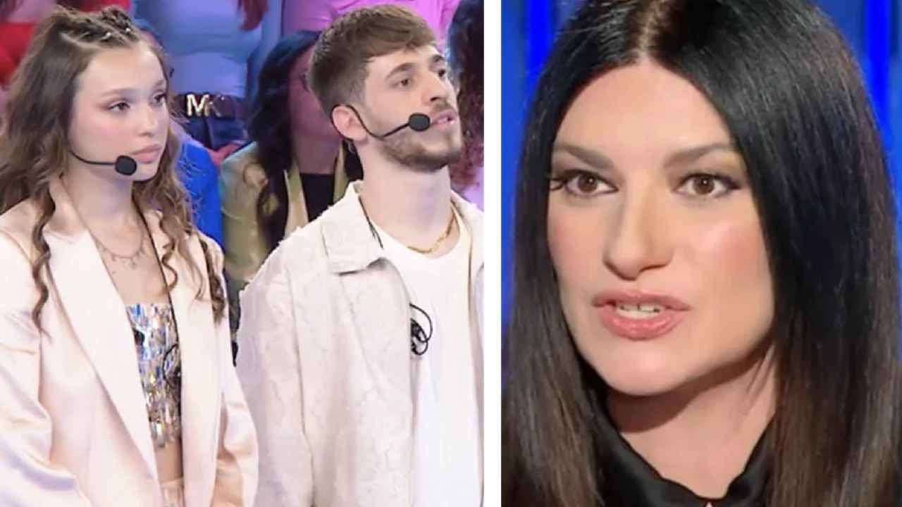 Sarah spunta del disco di Holden e Laura Pausini reagisce