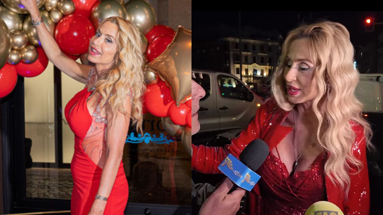 Valeria marini flop compleanno