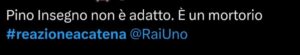 Il web commenta Pino Insegno a Reazione a catena