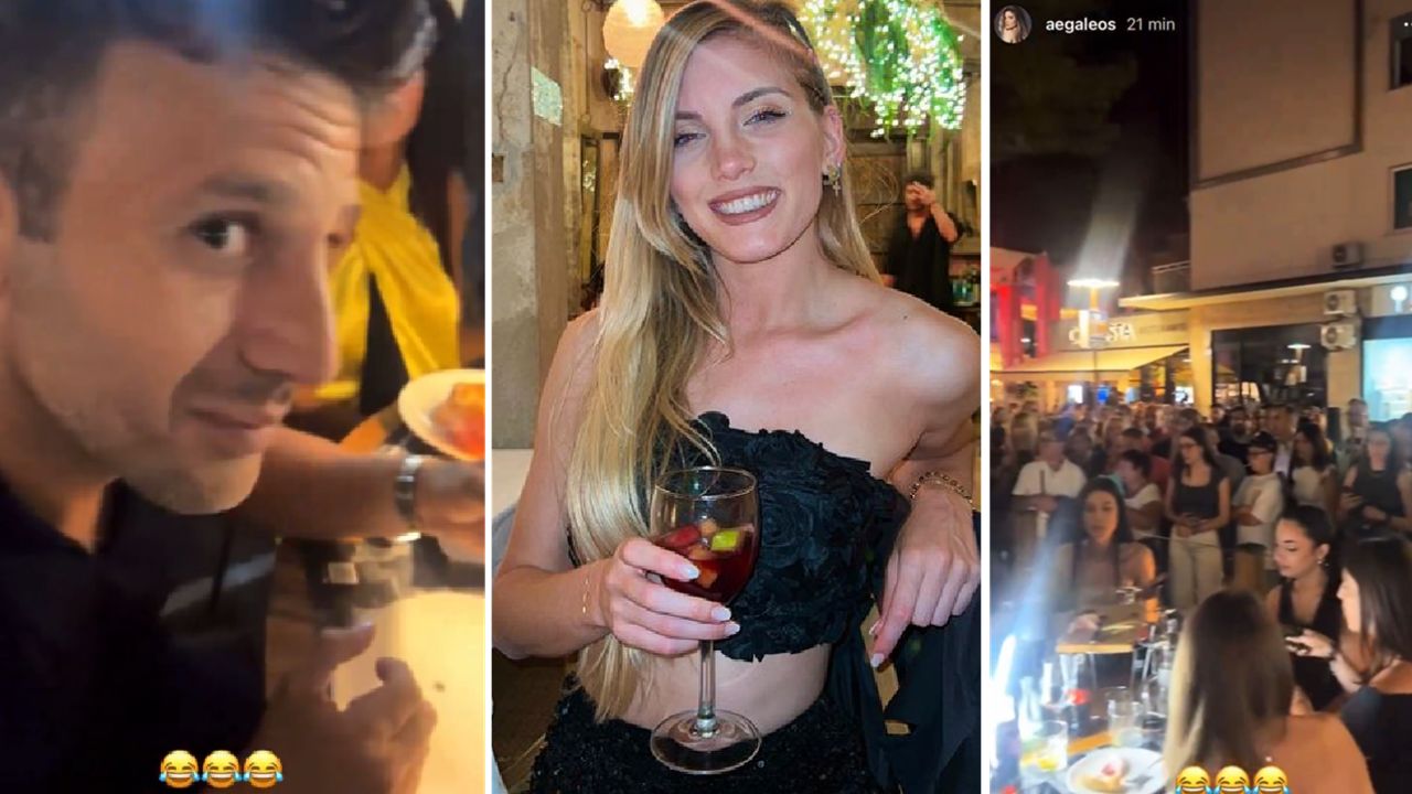 Anita Olivieri alla festa di Letizia Petris