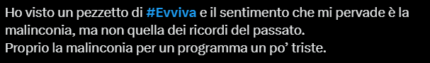 Il web commenta Evviva!