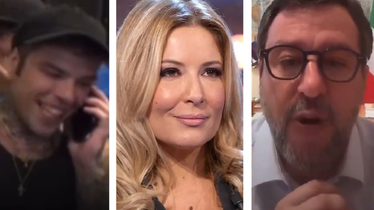 Reazione di Selvaggia Lucarelli alla telefonata tra Fedez e Matteo Salvini