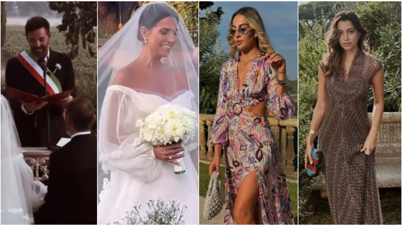 Nozze Morise Bartolini tutti i look sfoggiati alla cerimonia top e flop