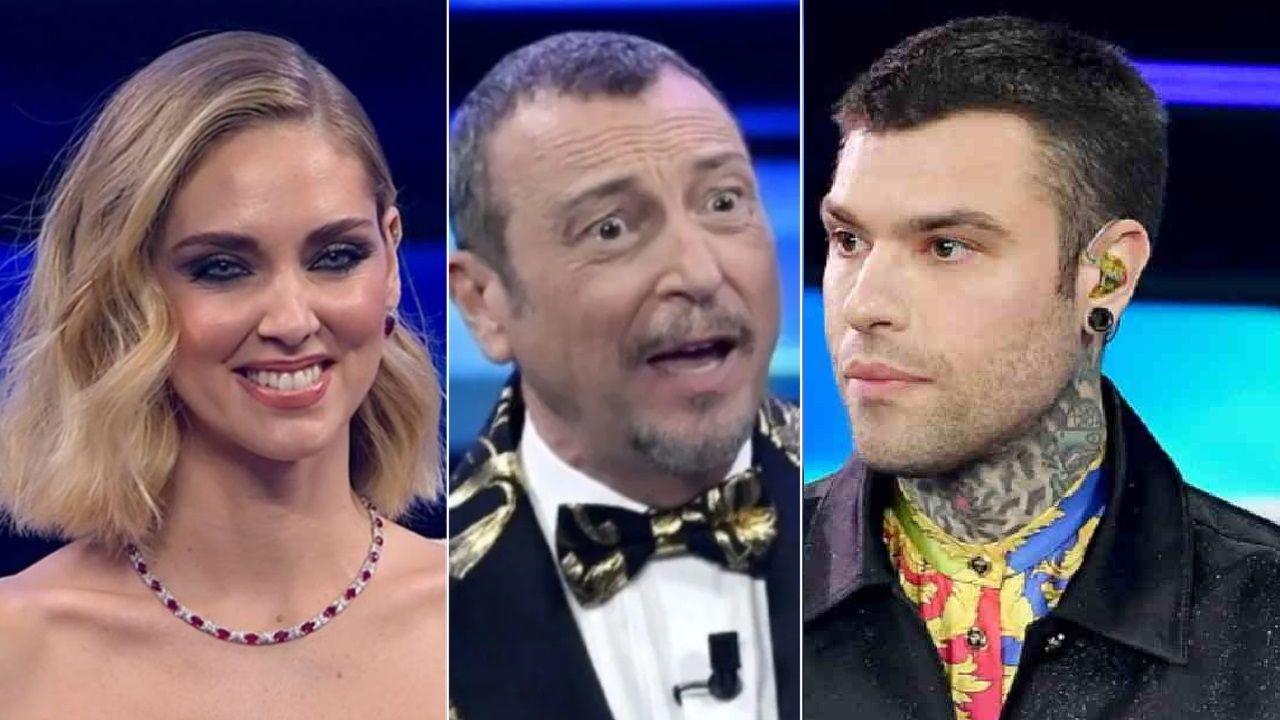 Amadeus Fedez Ferragni Collage