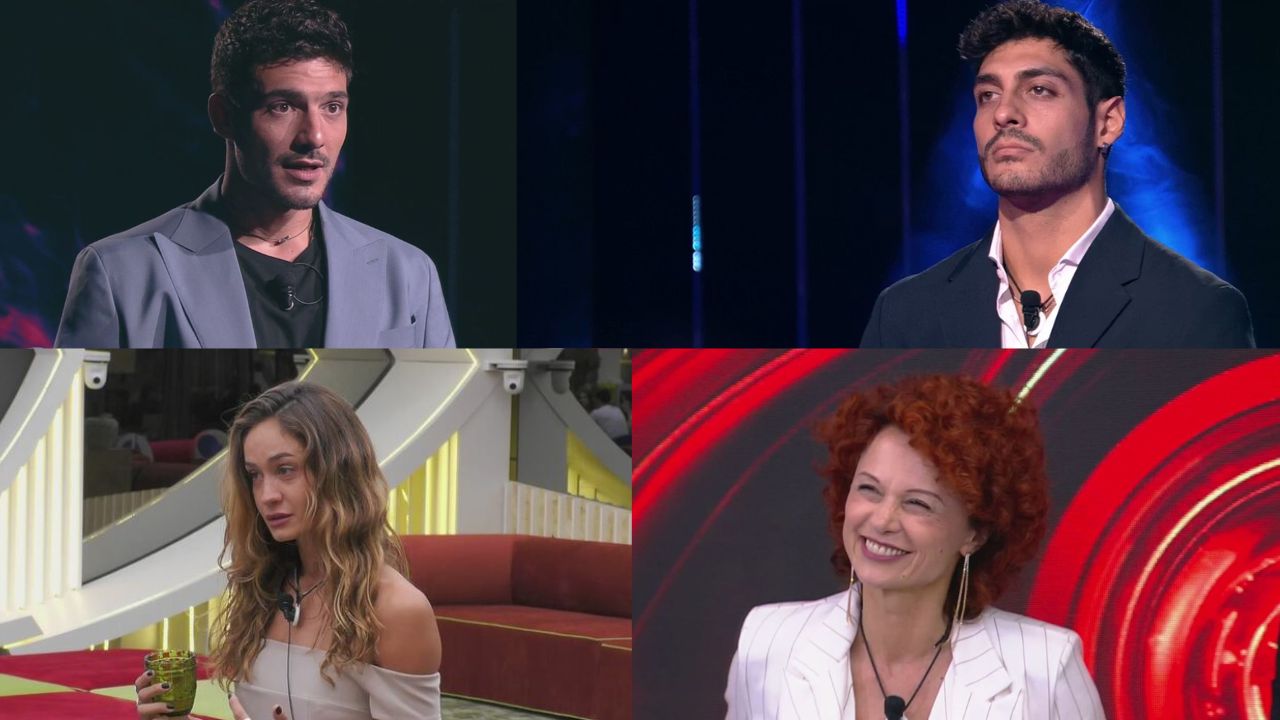 lorenzo, javier, helena e beatrice luzzi al grande fratello