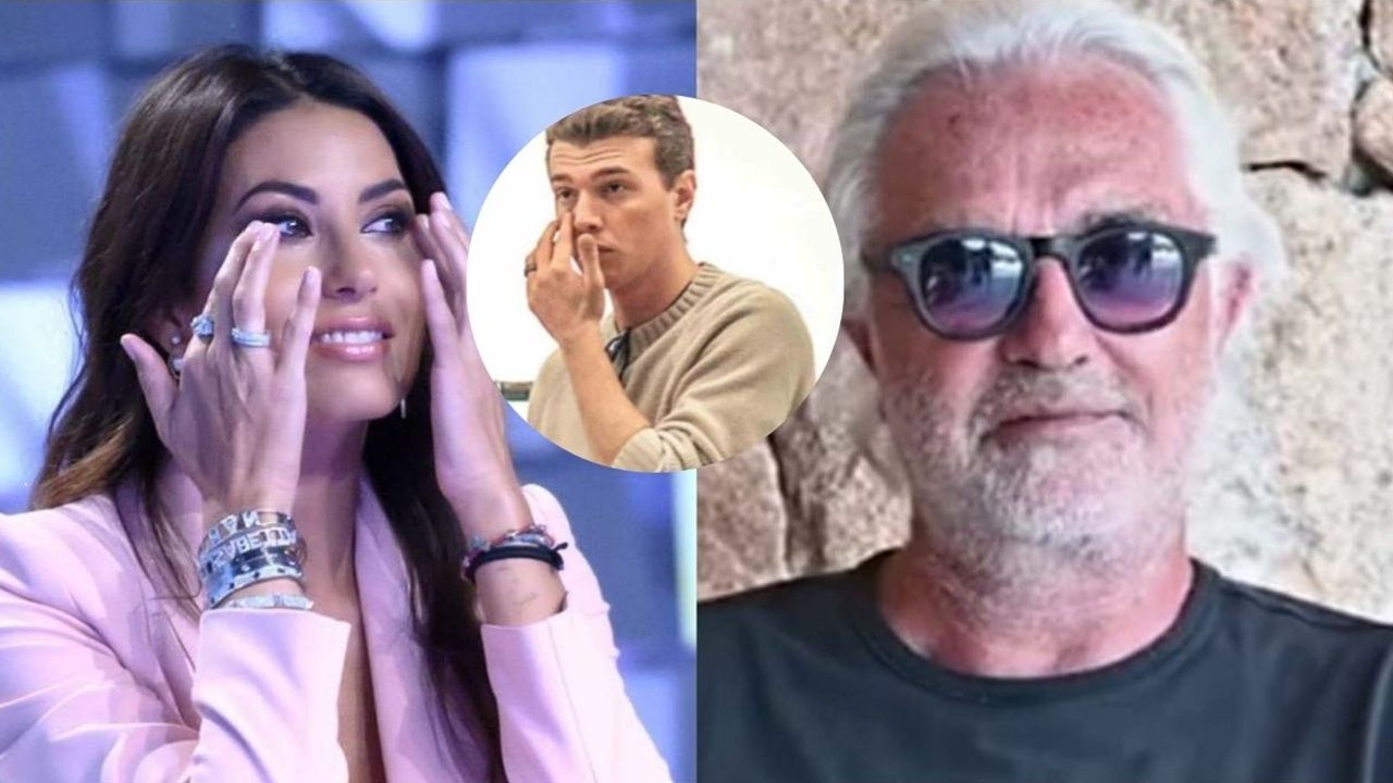 Flavio Briatore Elisabetta Gregoraci Thomas Talin collage