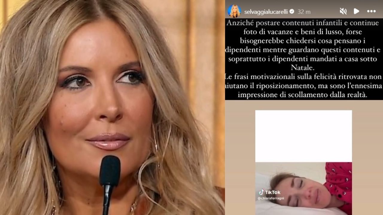 Selvaggia Lucarelli Contro Chiara Ferragni Instagram