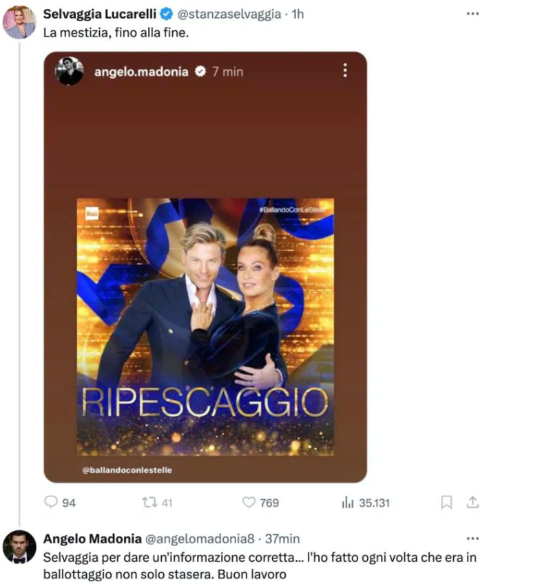 Angelo Madonia risponde a Selvaggia Lucarelli