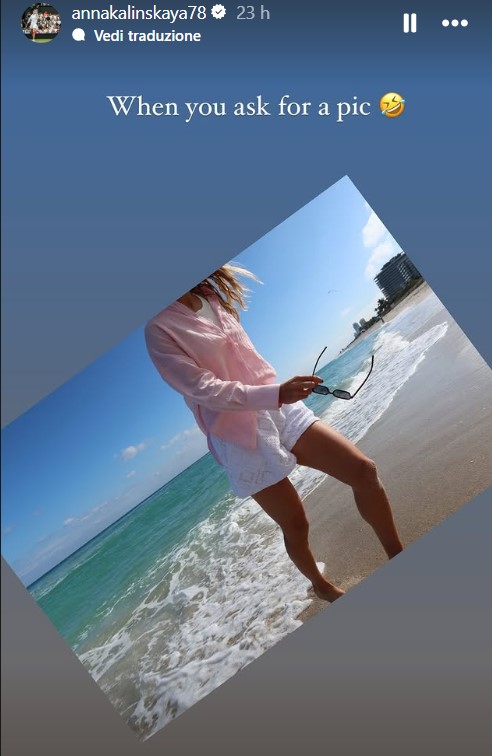 Anna Kalinskaya a Miami Compleanno