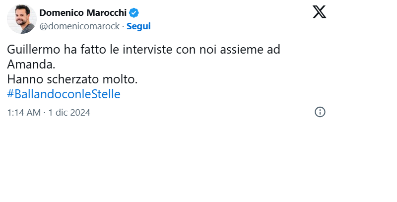 Post Domenico Marotti su Guillermo Mariotto