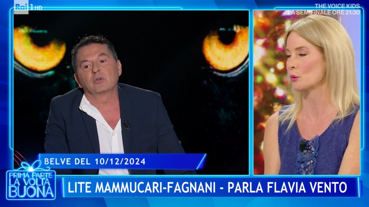 Flavia Vento risponde a Teo Mammucari