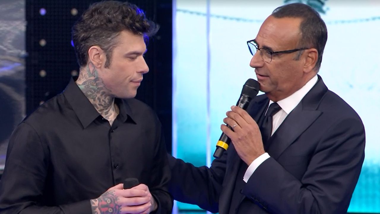 Carlo Conti presenta Fedez a Sarà Sanremo