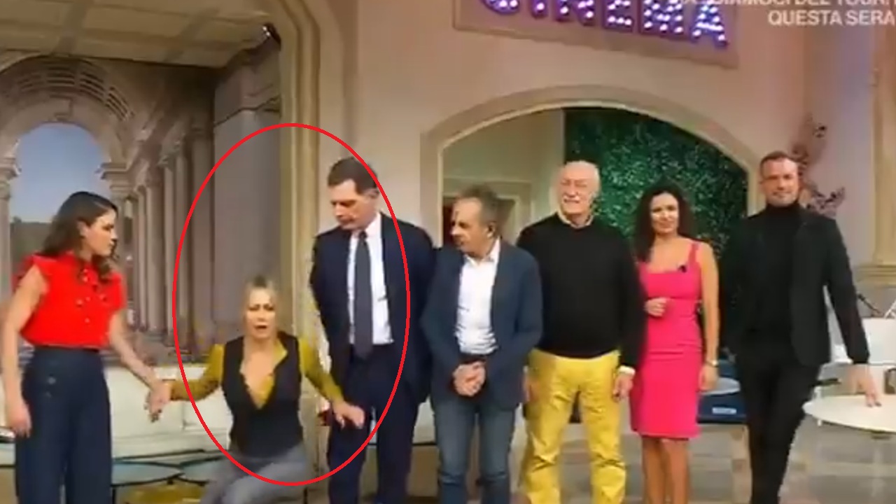Anna Falchi svenuta