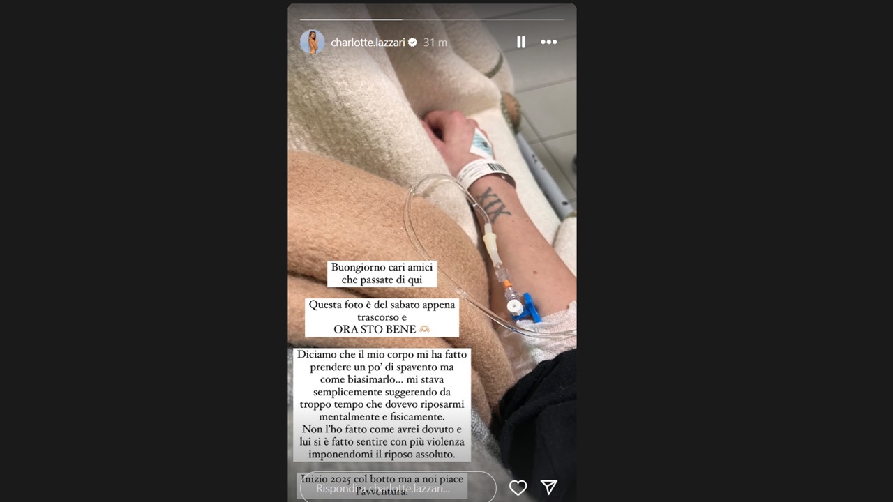Charlotte Lazzari ospedale