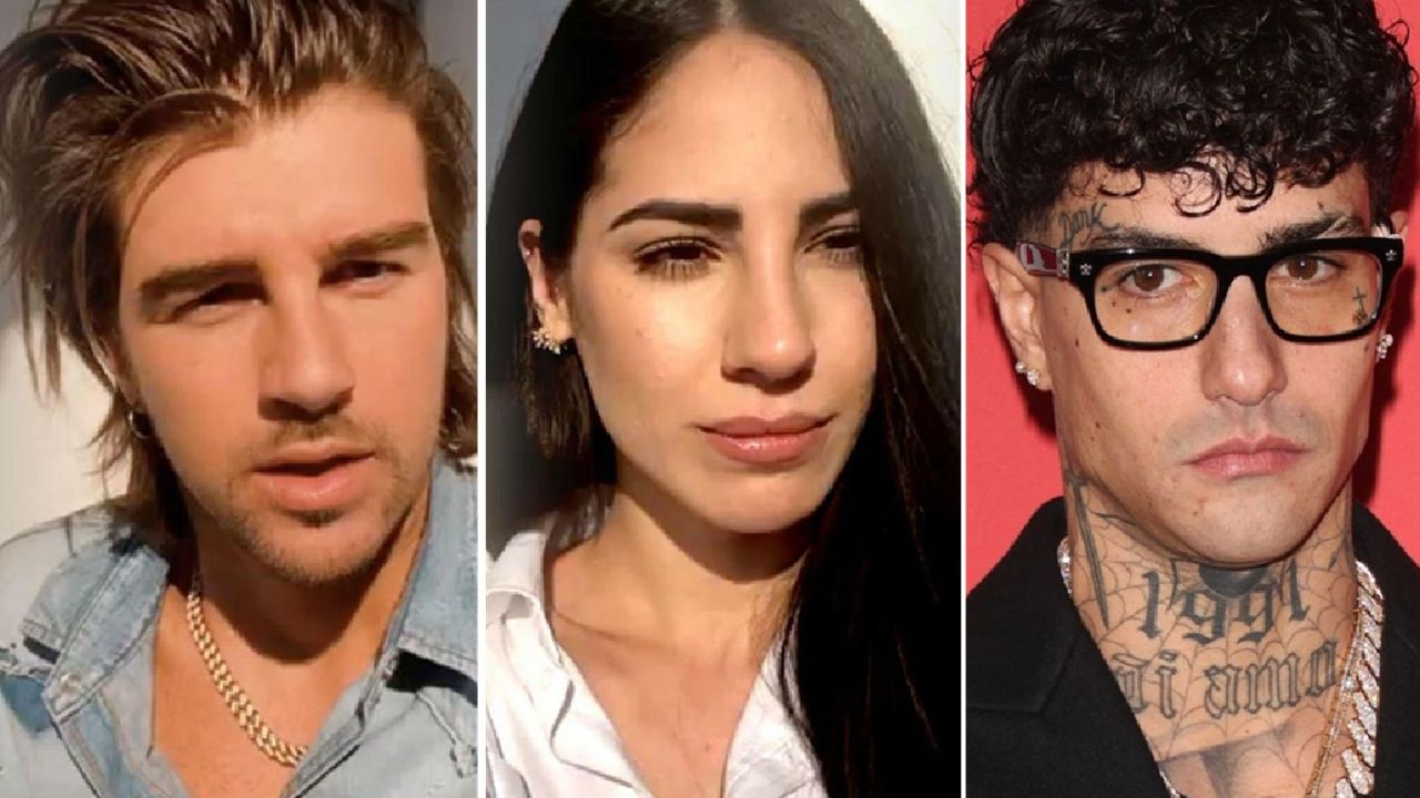 Giulia De Lellis Tony Effe Andrea Damante collage