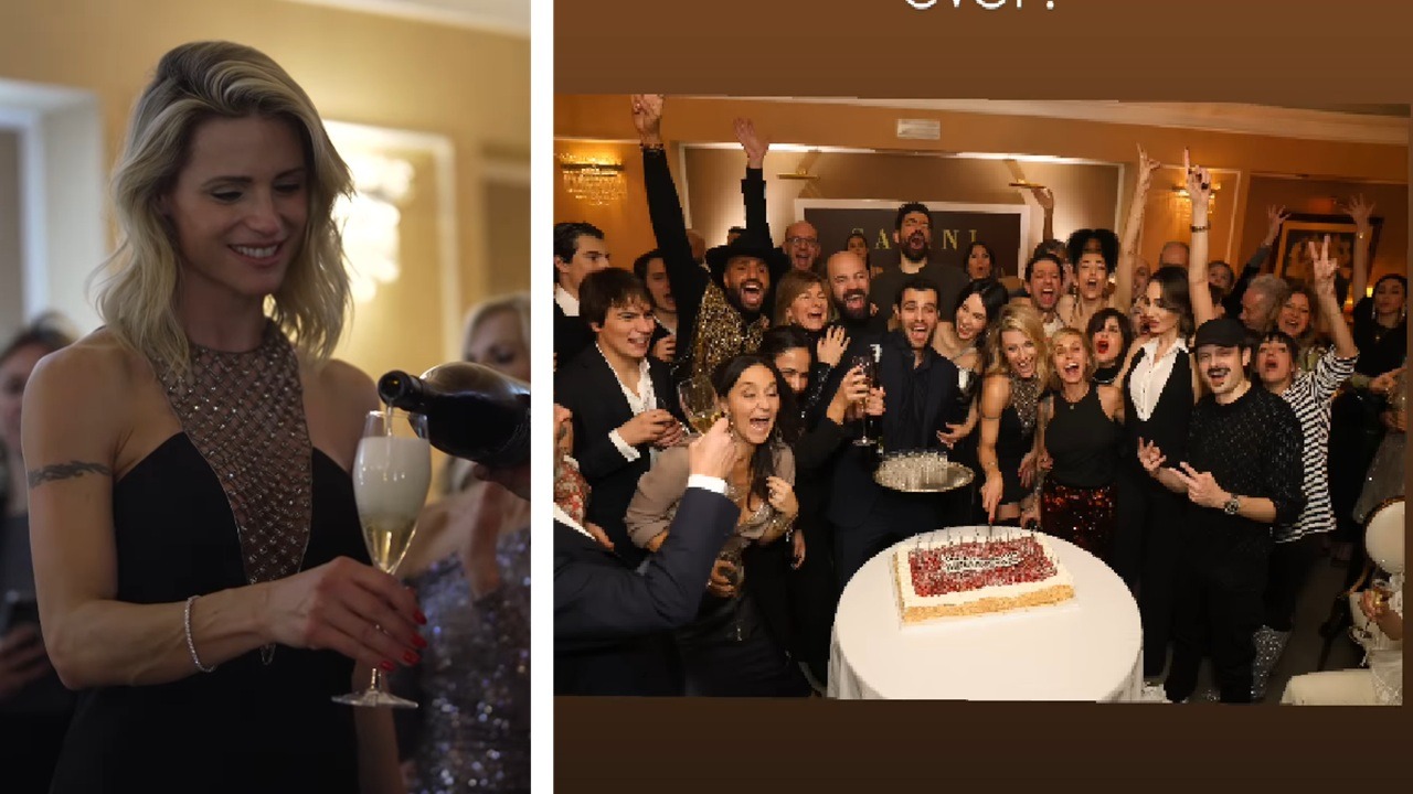 Michelle Hunziker party