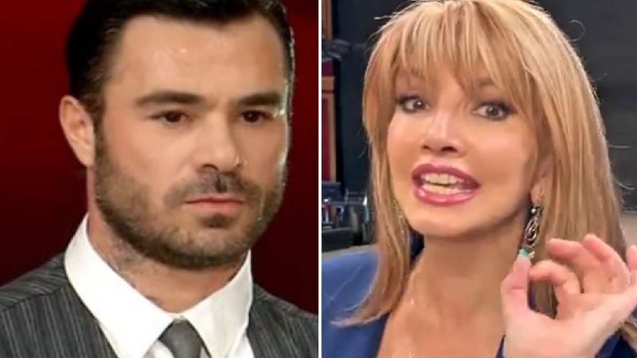 Angelo Madonia cravatta Milly Carlucci