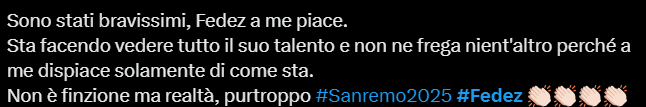 Commento cover Fedez