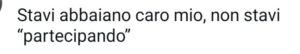 Commento Grande Fratello
