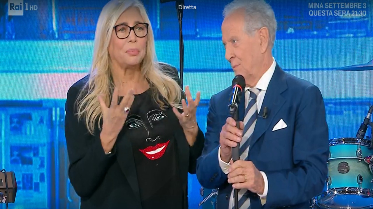 Memo Remigi con Mara Venier a Domenica In