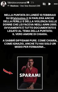 Fabrizio Corona spara a zero su Sabrina Ferilli