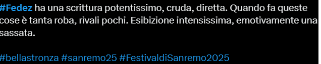 Commento cover Fedez