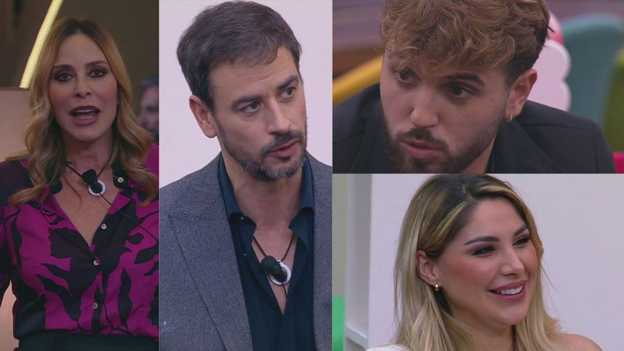 gf, chiara e alfonso contro stefania e iago