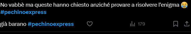Commenti Atlantiche Pechino Express