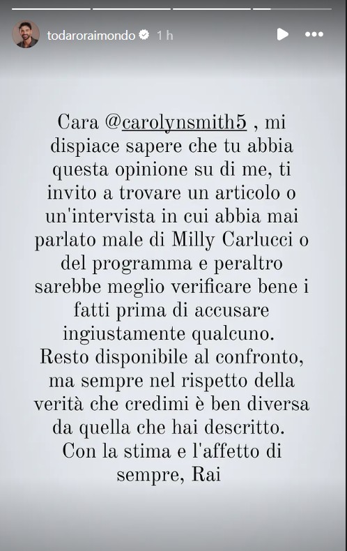 Todaro Storia Instagram 