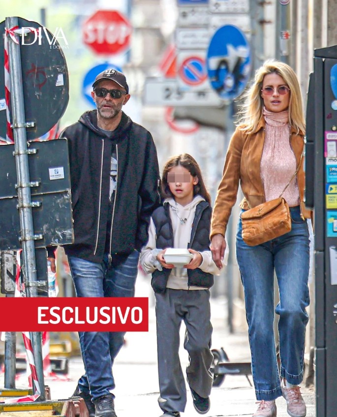 Foto Michelle Hunziker Stefano Rosso Figlia