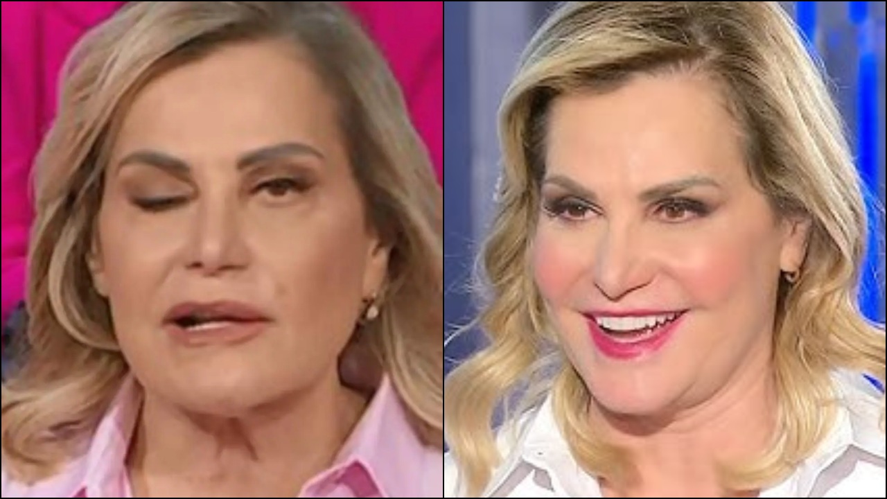 Simona Ventura ricordo paralisi di Bell