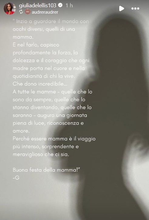 Giulia De Lellis Messaggio Festa Della Mamma