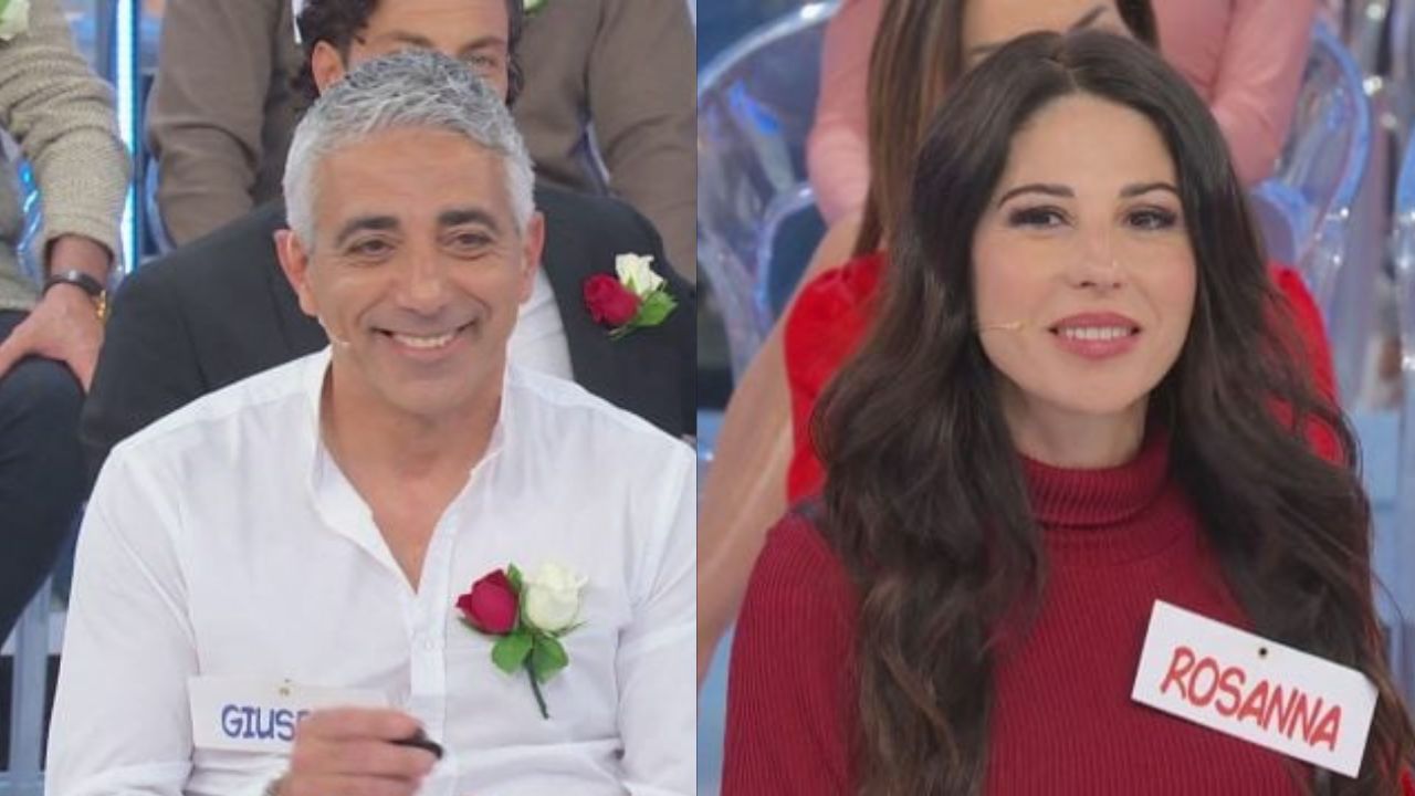 uomini e donne, rosanna e giuseppe fuori