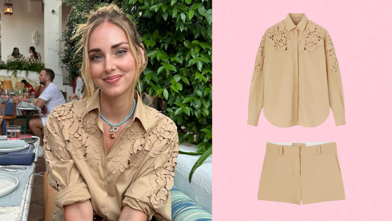 Chiara Ferragni, il completo beige vale più di 2mila euro