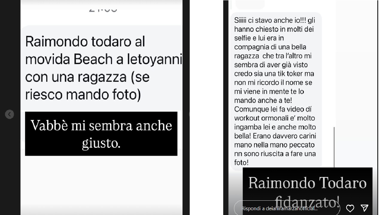 Raimondo Todaro, voci di un nuovo fidanzamento