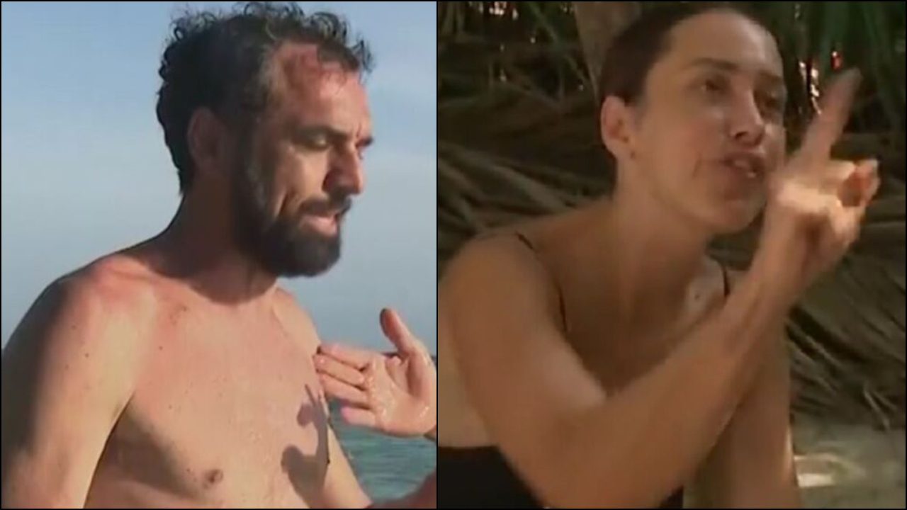 Dino Giarrusso e Teresanna Pugliese all'Isola Dei Famosi