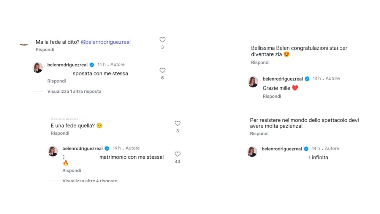Le confidenze di Belen su Instagram