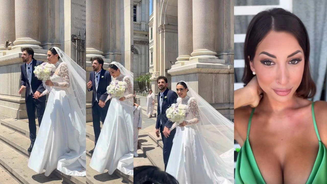 Francesca Sorrentino al matrimonio di Giuseppe e Gabriela
