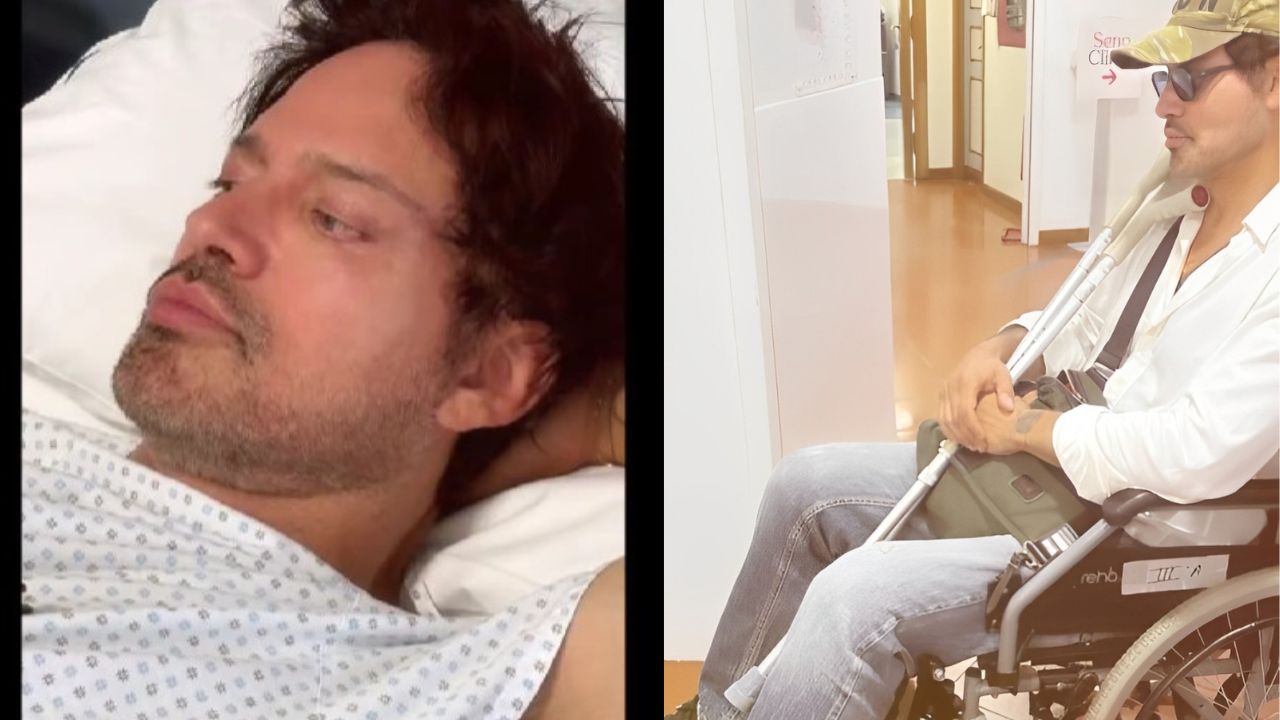 Gabriel Garko Infortunio Set Come sta