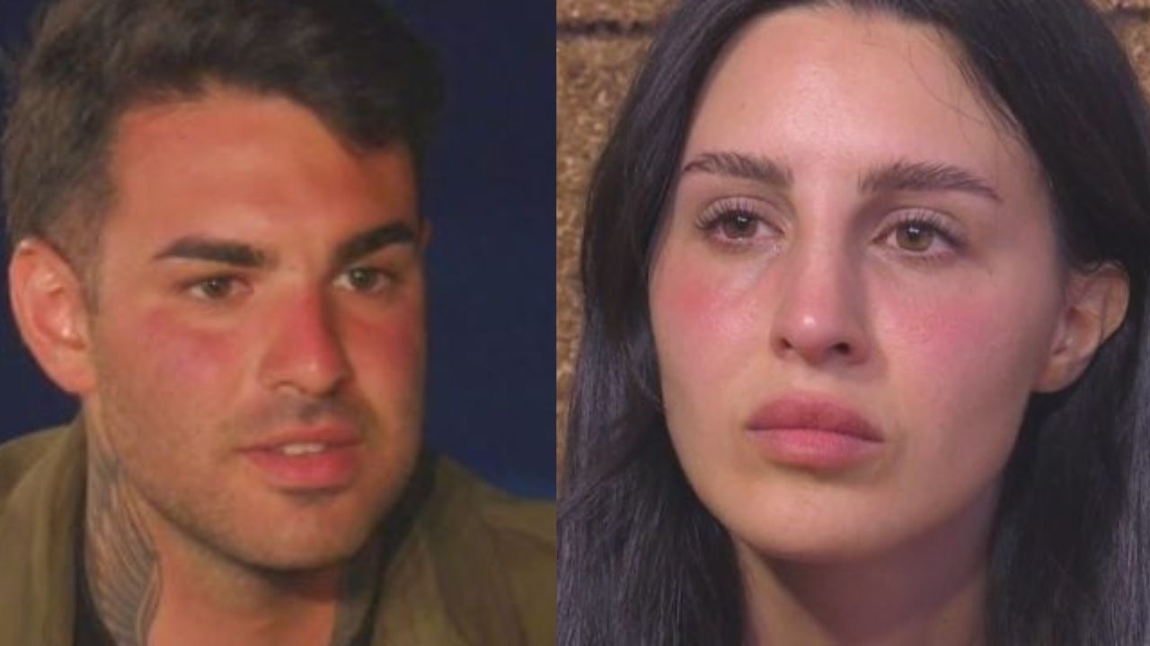 Sarah e Valerio al falò di confronto di Temptation Island