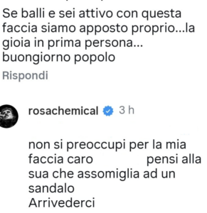 Replica Rosa Chemical a hater