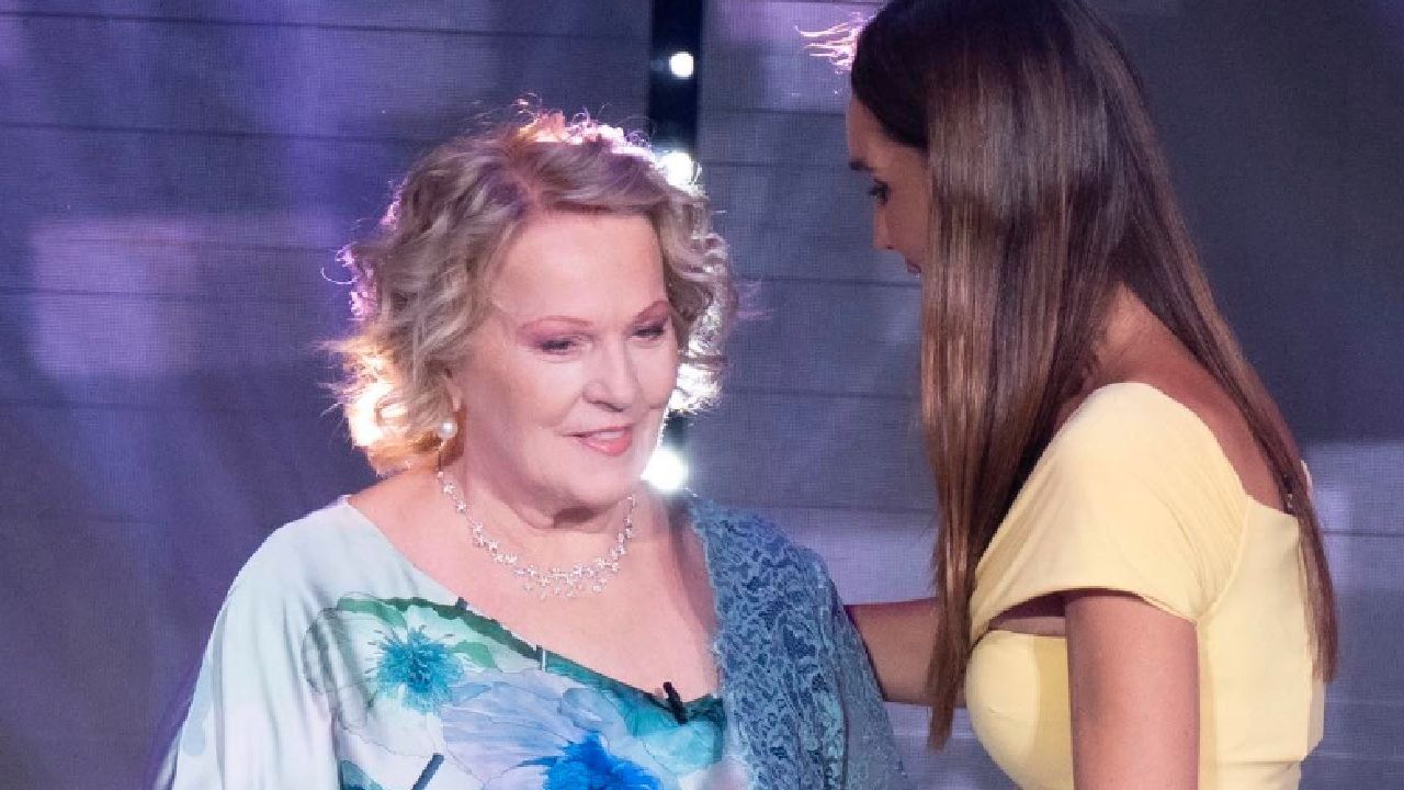Katia Ricciarelli assieme a Silvia Toffanin