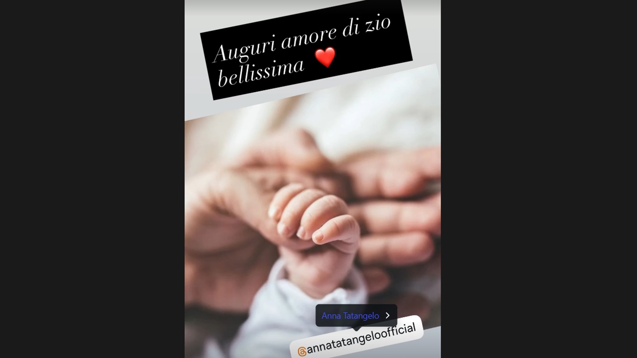 Anna Tatangelo e zio Maurizio