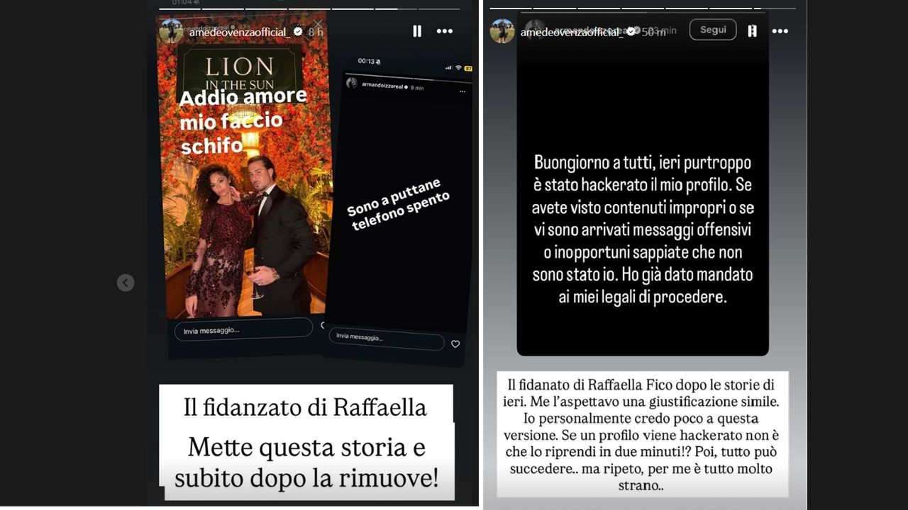 Raffaella Fico e i messaggi di Armando Izzo