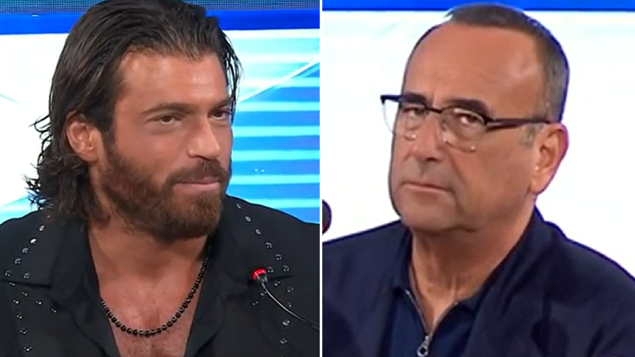 Can Yaman e Carlo Conti a Sanremo