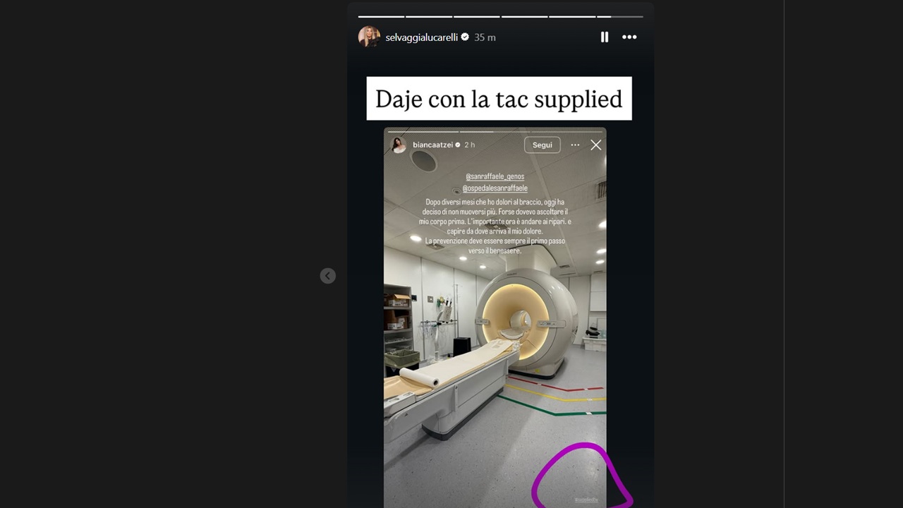 La tac di Bianca Atzei