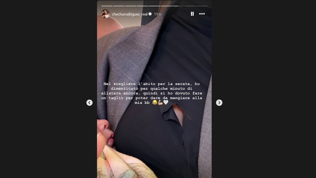 Cecilia Rodriguez e il vestito tagliato