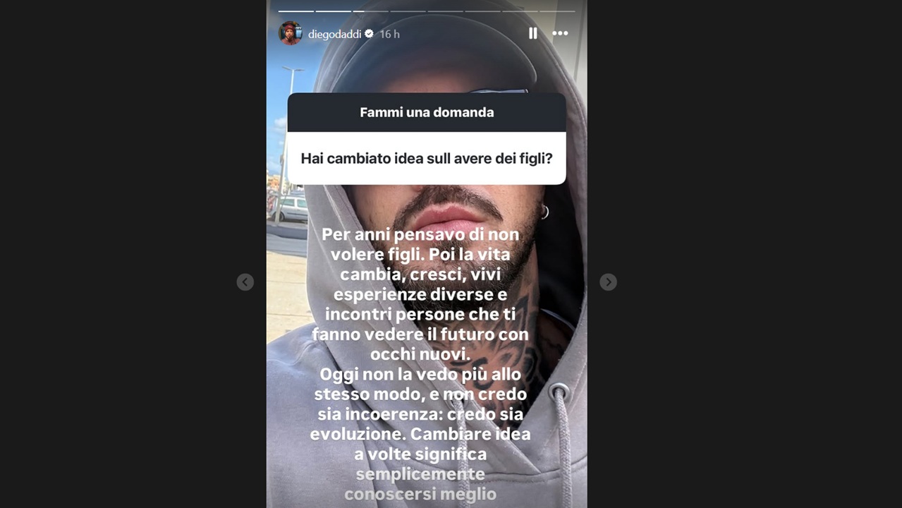 Diego Daddi pronto a diventare padre