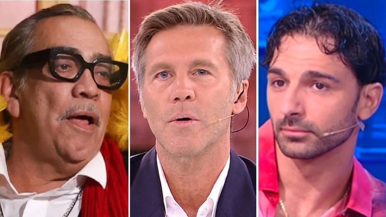 Collage tra Emanuele Filiberto, Mariotto e Todaro
